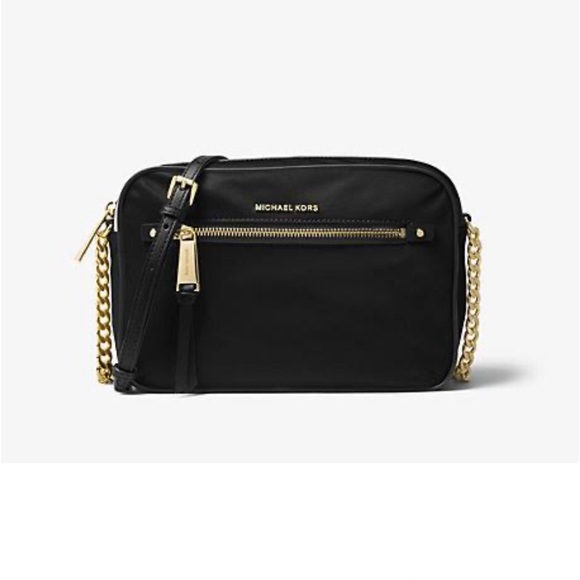 Michael Kors Black Nylon Crossbody Bag - Picture 2 of 13